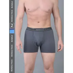 Dollar Bigboss Assorted Cotton Regular Fit Trunks - Pack Of 2-picture-38