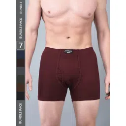 Dollar Bigboss Assorted Cotton Regular Fit Trunks - Pack Of 7-picture-18