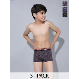 Dollar Bigboss Boys Pack Of 4 Printed Assorted Trunks MBKTR-15-MDRNTRNK-PO4-CO3-picture-36