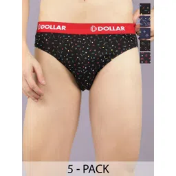 Dollar Bigboss Men Abstract Printed Pack Of 5 Comfort Stretchable Low-Rise Basic Brief-picture-26