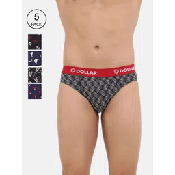 Dollar Bigboss Men Pack Of 3 Assorted Printed Combed Cotton Briefs MBBR-15-MODERNBRF-PO7-image-26