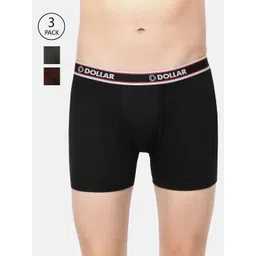 Dollar Bigboss Men Pack of 3 Combed Cotton Classy Trunks MDTR-08-R1-PO3-AFB-picture-43