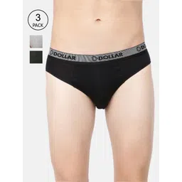 Dollar Bigboss Men Pack of 3 Solid Cotton Briefs MDBR-01-PO3-C2-picture-40
