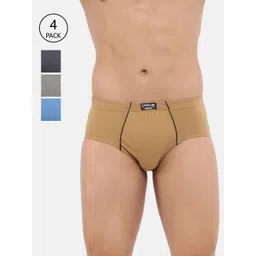 Dollar Bigboss Men Pack of 4 Anti-Microbial Super Combed Cotton Brief MBBR-03-picture-23