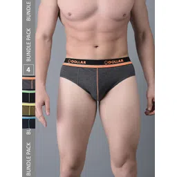 Dollar Bigboss Men Pack of 4 Super Combed Cotton Brief MBBR-12-GLOBF-PO4-picture-33