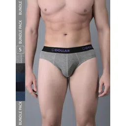 Dollar Bigboss Men Pack Of 5 Assorted Cotton Basic Briefs MBBR-02-ACVA-PO5-picture-31
