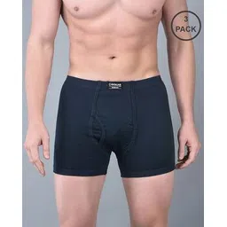 dollar bigboss Men Solid Combed Cotton Plush-Backed Waistband Trunks-picture-38