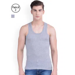 Dollar Bigboss Men Solid Pack of 2 Cotton Vest MDVE-04-R1-PO2-picture-42