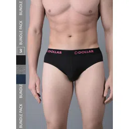 Dollar Bigboss Men Solid Pack of 3 Cotton Superior Snug Fit Brief MBBR-02-ACVA-PO3-CO2-picture-32