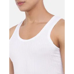 Dollar Bigboss Men Solid Pack of 5 Cotton Vest image 2