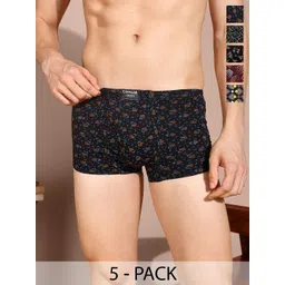 Dollar Bigboss Men's Printed Pack of 5 Soft Combed Cotton Trunk MBTR-09-R2-CRAZYMINI-PO5-picture-25