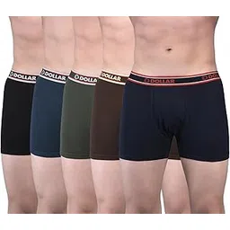 dollar bigboss Men's Solid Cotton Trunk (Colour May Vary)-picture-35