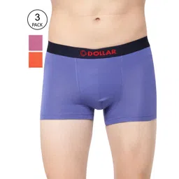 Dollar Bigboss Men's Solid Pack of 3 Micro Modal Trendy Trunk MBTR-13-TRENDYPLN-PO3-CO1-picture-32