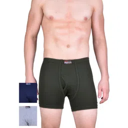 Dollar Bigboss Men's Solid Pack of 3 Plush-Backed Waistband Trunk MDTR-03-PO3-3--picture-18