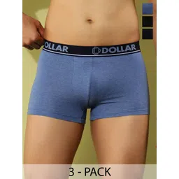 Dollar Bigboss Men's Solid Pack of 3 Shuffle Intellisoft Trunk MDTR-15-DYNAMO-PO3-picture-29
