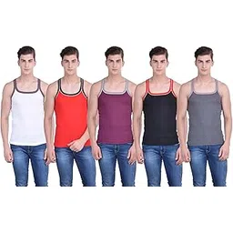 dollar bigboss Men's Solid Regular Fit Gym Vest-picture-15
