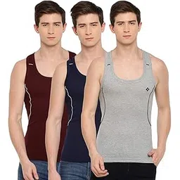 Dollar Bigboss Men's Solid Regular Fit Gym Vest-picture-28