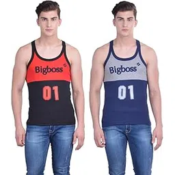 dollar bigboss Men's Solid Regular Fit Gym Vest-picture-37