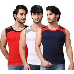 dollar bigboss Men's Solid Regular Fit Gym Vest-picture-26