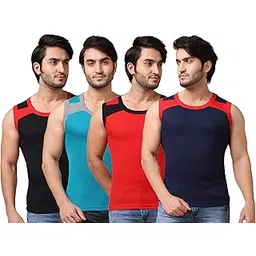 dollar bigboss Men's Solid Regular Fit Gym Vest-picture-17