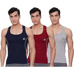 dollar bigboss Men's Solid Regular Fit Gym Vest-picture-18