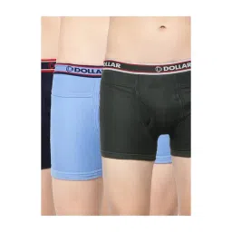 Dollar Bigboss Multicolor Cotton Solid Trunks (Pack of 3)-picture-11
