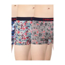 Dollar Bigboss Multicolor Cotton Trunks (Pack of 3)-picture-36
