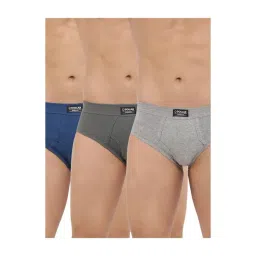 Dollar Bigboss Multicolor Solid Regular Fit Briefs (Pack of 3)-picture-33