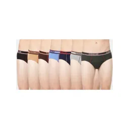 Dollar Bigboss Multicolored Cotton Regular Fit Briefs (Pack of 7)-picture-48