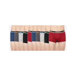Dollar Bigboss Multicolored Cotton Regular Fit Trunks (Pack of 10)-picture-39