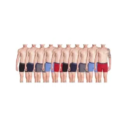 Dollar Bigboss Multicolored Cotton Regular Fit Trunks (Pack of 10)-picture-26