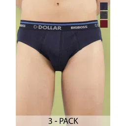 Dollar Bigboss Pack Of 3 Cotton Anti Microbial Basic Briefs MBBR-02-ACTVA-PO3-CO4-S25-picture-21