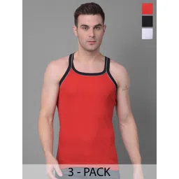 Dollar Bigboss Pack of 3 Cotton Racerback Styled Gym Vest MBB-02-PO3-CO1-S24-picture-23