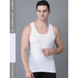 Dollar Bigboss Pack of 6 Cotton Vest-picture-21