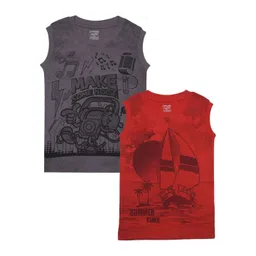 Dollar Champion Kidswear Boys 2 Printed Pockets T-shirt-picture-36