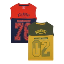 Dollar Champion Kidswear Boys Typography 2 Printed Applique T-shirt-picture-31