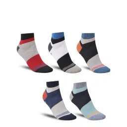 Dollar Assorted Striped Socks - Pack of 5-picture-19