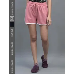 Dollar Black & Pink Cotton Shorts - Pack Of 2-picture-47