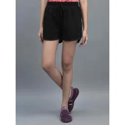 Dollar Black Cotton Shorts-picture-19