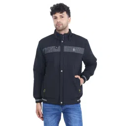 Dollar Black Regular Fit High Neck Jacket-picture-34