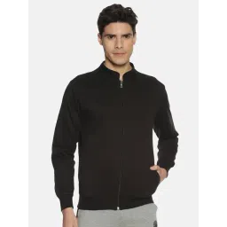 Dollar Black Regular Fit Solid Jacket-picture-34