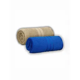 Dollar Blue & Green 2 Pieces Cotton 600 GSM Bath Towel-picture-18