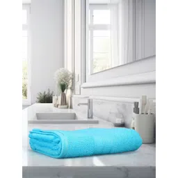 Dollar Blue Cotton 600 GSM Bath Towel-picture-10