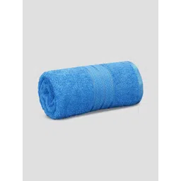 Dollar Blue Cotton 600 GSM Bath Towel-picture-11