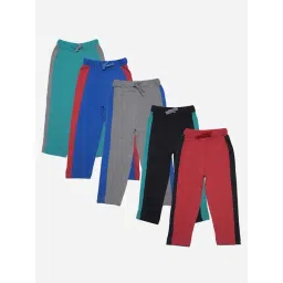 Dollar Boys Assorted Solid Trackpants (Pack Of 5)-picture-30