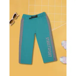 Dollar Boys Blue Graphic Print Capri-picture-23