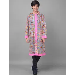 Dollar Boys Car Printed Long Rain Jacket-picture-25