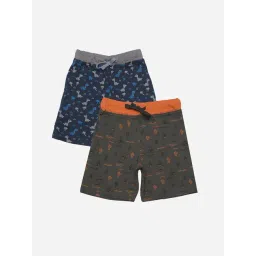 Dollar Boys Navy & Grey Printed Bermuda (Pack Of 2)-picture-20