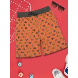 Dollar Boys Orange Printed Bermuda-picture-48
