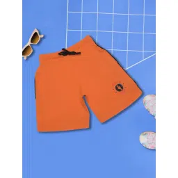 Dollar Boys Orange Solid Bermuda-picture-34